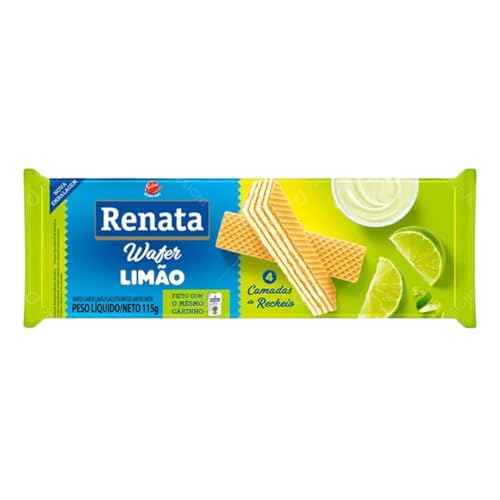 Waffeln mit Limettenfüllung, Pack 115g - Wafer RENATA Limão von Renata