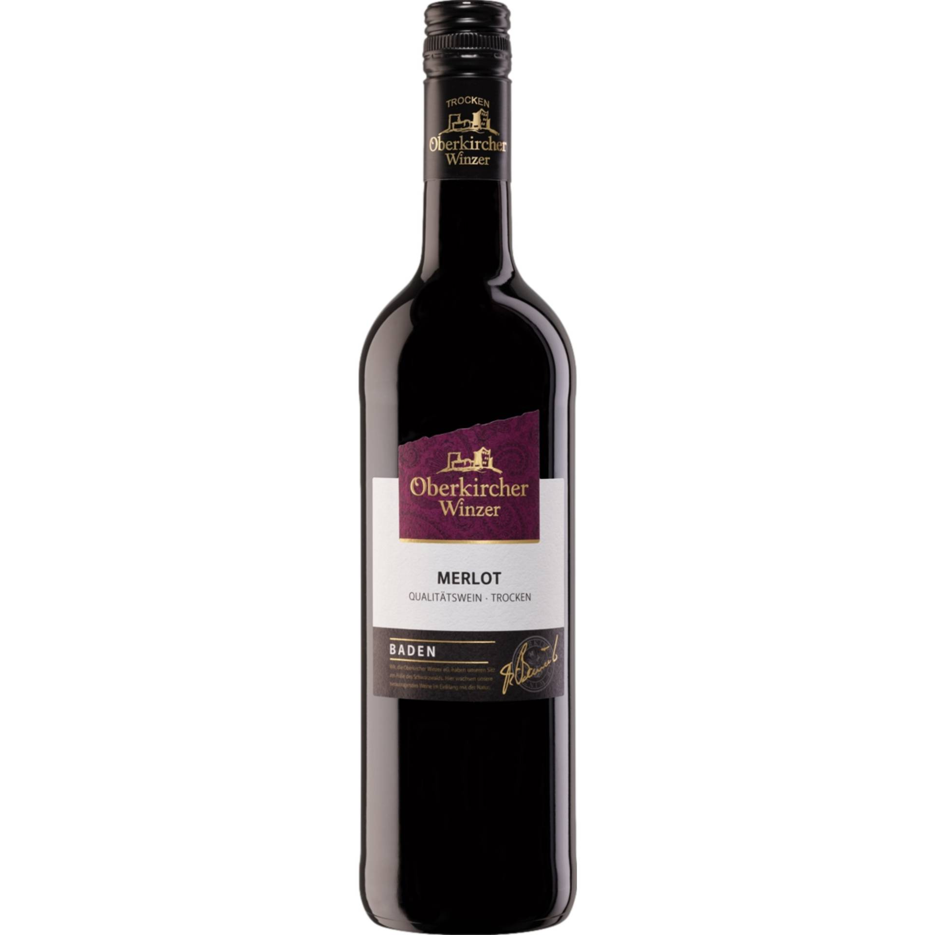 Oberkircher Merlot, Trocken, Baden, Baden, 2022, Rotwein Oberkircher Merlot, Trocken, Baden, Baden, 2022, Rotwein von Renchener Str. 42, 77704 Oberkirch