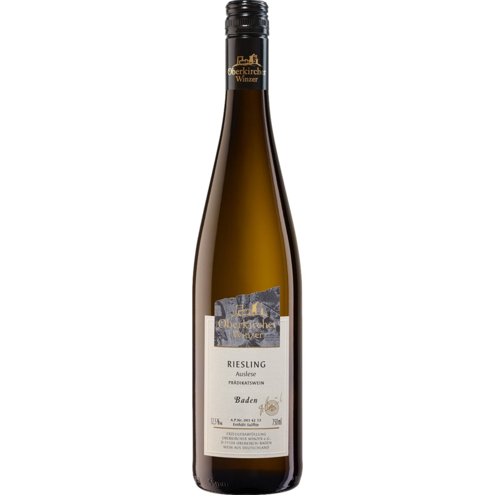 Oberkircher Riesling Auslese, Süß, Baden, Baden, 2022, Weißwein Oberkircher Riesling Auslese, Süß, Baden, Baden, 2022, Weißwein von Renchener Str. 42, 77704 Oberkirch