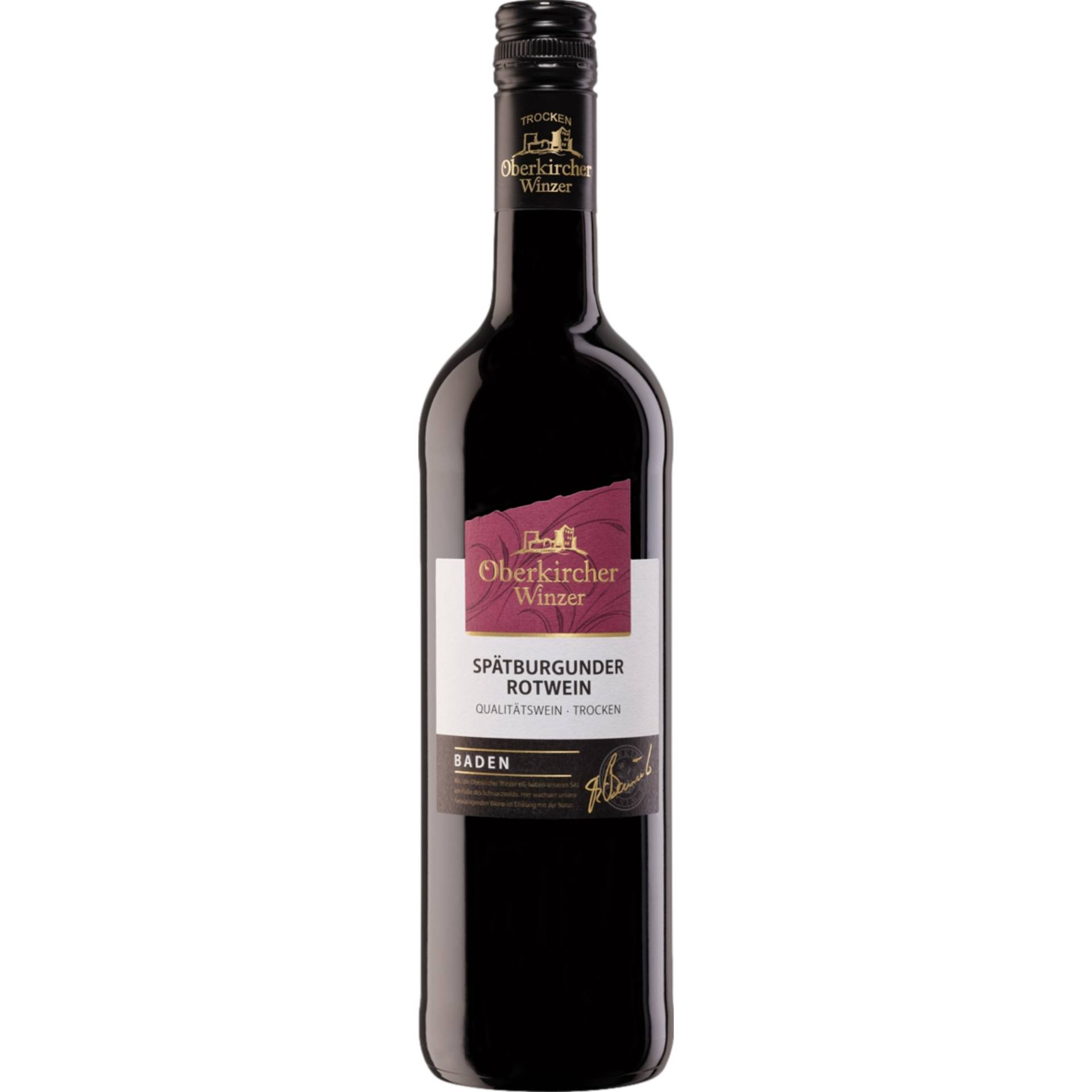 Oberkircher Spätburgunder, Trocken, Baden, Baden, 2022, Rotwein Oberkircher Spätburgunder, Trocken, Baden, Baden, 2022, Rotwein von Renchener Str. 42, 77704 Oberkirch