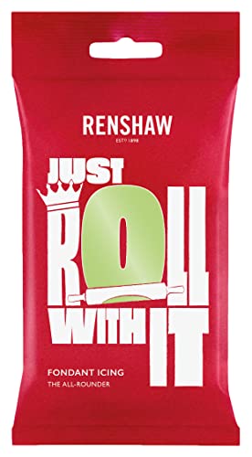 Renshaw Fondant Pastel Green 250g - Fertig zum Ausrollen, Optimal zum Überziehen und Dekorieren von Torten, Cupcakes und Keksen - Pastellgrün - 250 g Renshaw Fondant Pastel Green 250g - Fertig zum Ausrollen, Optimal zum Überziehen und Dekorieren von Torten, Cupcakes und Keksen - Pastellgrün - 250 g von Renshaw