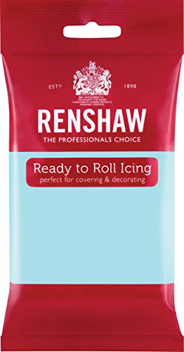 Renshaw Fertig zum Ausrollen, Enteneiblau, 250 g (4 Stück) von Renshaw