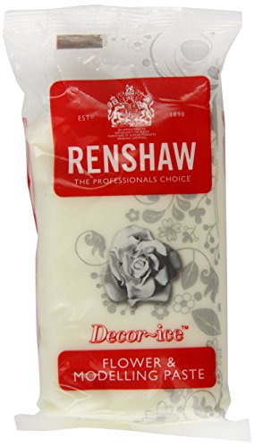 Renshaw Fondant Blumen- & Modellierpaste, weiß, 250 g von Renshaw