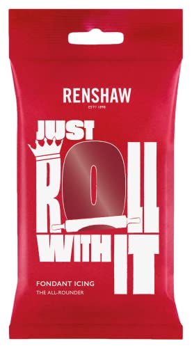 Renshaw Fondant Ruby Red 250g - Fertig zum Ausrollen, Perfekt zum Überziehen und Dekorieren von Torten, Cupcakes und Keksen - Rubinrot - 250 g Renshaw Fondant Ruby Red 250g - Fertig zum Ausrollen, Perfekt zum Überziehen und Dekorieren von Torten, Cupcakes und Keksen - Rubinrot - 250 g von Renshaw