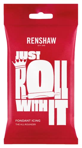 Renshaw Regalice - Rollfondant, Fondant Farbe Weiß, 1er Pack (1 x 1 kg) von Renshaw