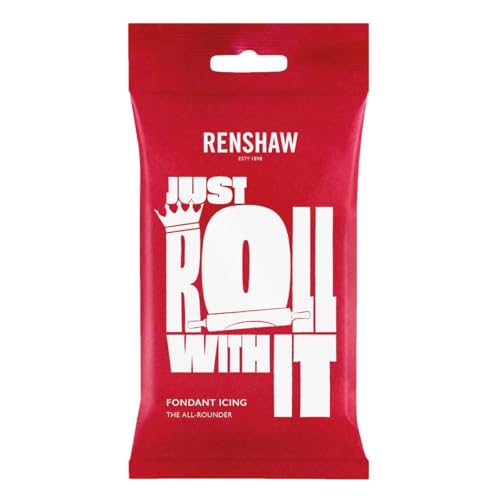 Renshaw Regalice - Rollfondant, Fondant Farbe Weiß, 1er Pack (1 x 1 kg) von Renshaw