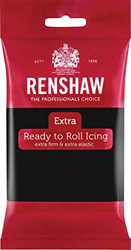 Renshaw Rolled Fondant Extra 250g - Black von Renshaw