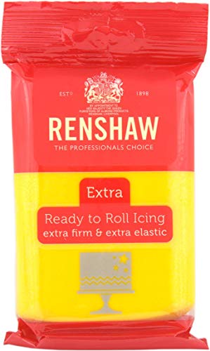 Renshaw Rolled Fondant Extra 250g - Yellow von Renshaw