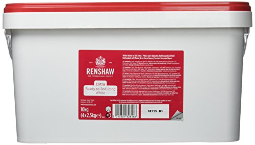 Renshaw Rollfondant Extra weiß, 1er Pack (1 x 10000 g) von Renshaw