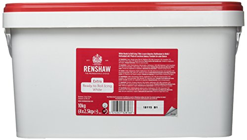 Renshaw Rolled Fondant Extra 10kg - Natural White von Renshaw