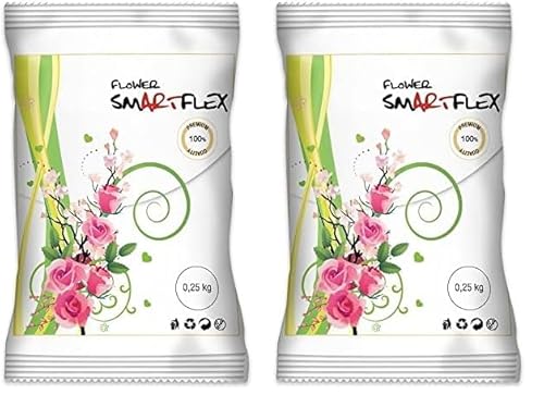 SmartFlex Flower Paste Blütenpaste, 250 g (Packung mit 2) von SmartFlex