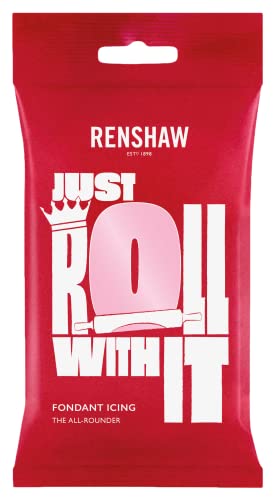 Renshaw Ready To Roll Icing Fondant Cake Regalice Sugarpaste 250g PINK von Renshaw