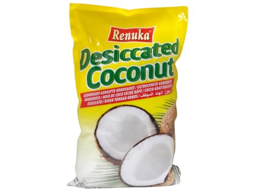 Renuka getrocknete Kokosraspeln 100% Natur 500g von Renuka