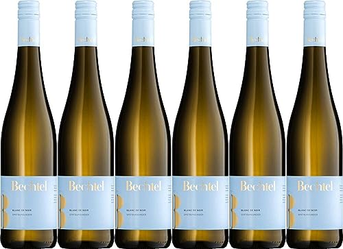 6x Blanc de Noir 2022 - Residenzweingut Bechtel Manfred Bechtel, Rheinhessen - Weißwein von Residenzweingut Bechtel Manfred Bechtel