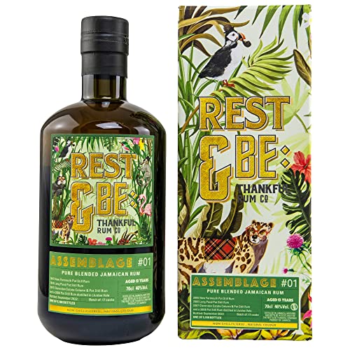 Rest und Be Thankful 13 Years Old Pure Blended Jamaican Rum ASSEMBLAGE 01 46Prozent Vol. 0,7l in Geschenkbox von Rest & Be Thankful