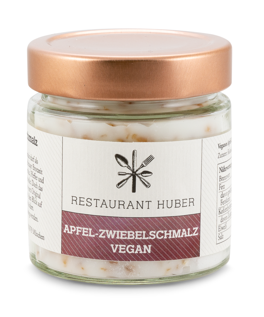 Veganes Apfel-Zwiebelschmalz von Restaurant Huber