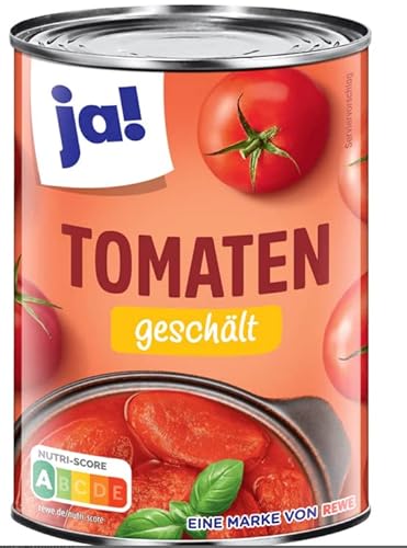 ja! Schältomaten 6x 240g von Rewe beste Wahl