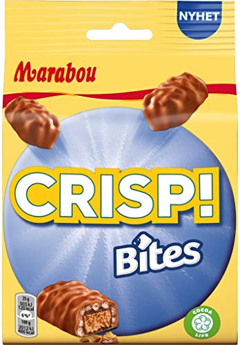 Marabou - Crisp! Bites Schokolade Mini-Riegel - 140g