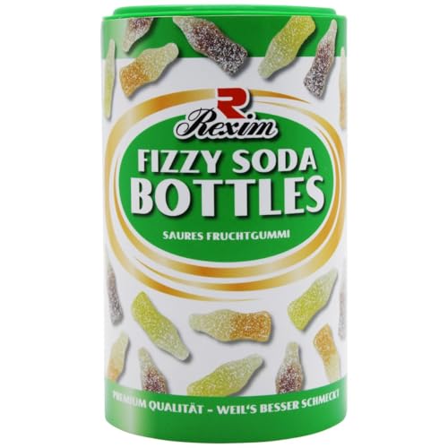 Rexim Fizzy Soda Bottles 250g Saure Fruchtgummis Rexim Fizzy Soda Bottles 250g Saure Fruchtgummis von Rexim