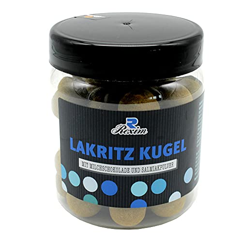 Rexim Lakritz Kugel mit Milchschokolade und Salmiakpulver 500g von Rexim