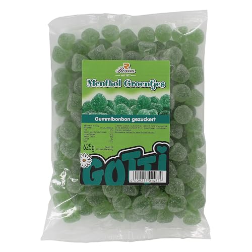 Rexim | Menthol-Hütchen | Fruchtgummi mit Mentholaroma | gezuckert | 625g Rexim | Menthol-Hütchen | Fruchtgummi mit Mentholaroma | gezuckert | 625g von Rexim