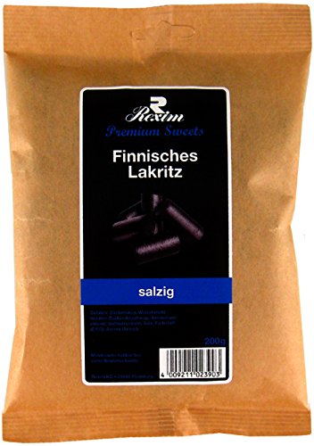 Rexim Premium Sweets Finnisches Lakritz Salzig 200g Rexim Premium Sweets Finnisches Lakritz Salzig 200g von Rexim