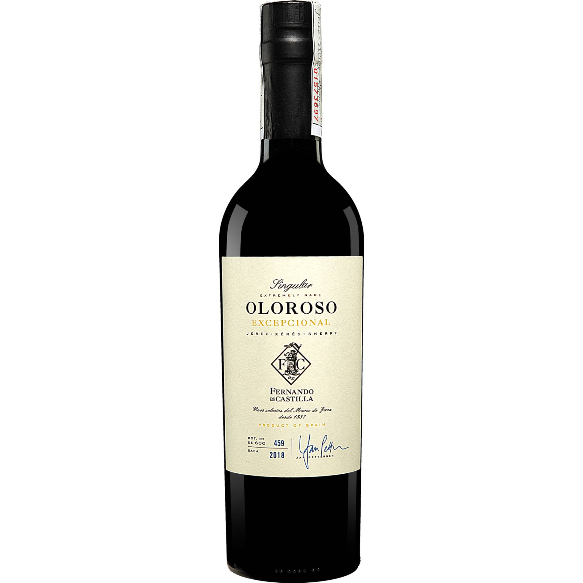 Fernando de Castilla »Singular« Oloroso - 0,375 L  0.375L 22% Vol. Trocken aus Spanien von Rey Fernando de Castilla