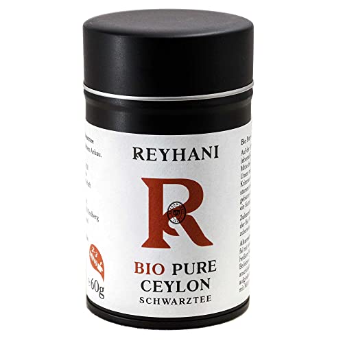 Bio Pure Ceylon Tee 60g - Schwarztee - Kaffee ähnliche Wirkung von Reyhani von Reyhani