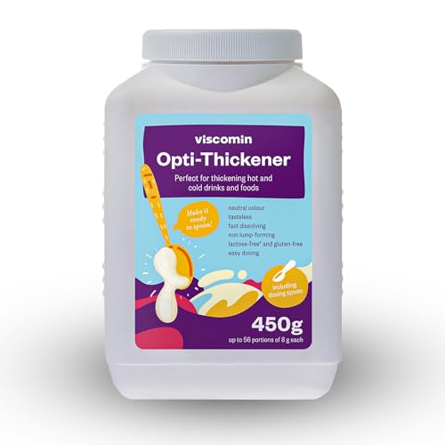 RheinNatur Viscomin Andickpulver 450 g - Andickungspulver für Getränke & Speisen - Verdickungsmittel bei Schluckstörungen - Vegan & geschmacksneutral RheinNatur Viscomin Andickpulver 450 g - Andickungspulver für Getränke & Speisen - Verdickungsmittel bei Schluckstörungen - Vegan & geschmacksneutral von RheinNatur
