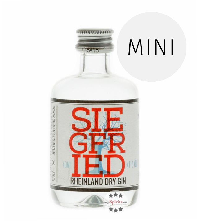 Siegfried Rheinland Dry Gin 4cl (41% vol., 0,04 Liter) von Rheinland Distillers