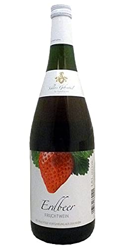 Rhöner Fruchtwein Erdbeerwein 1,0 Liter von Rhöner