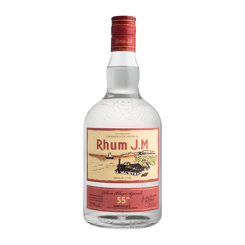Distillerie de Fonds Préville : Rhum J.M. Blanc Distillerie de Fonds Préville : Rhum J.M. Blanc von Rhum J.M