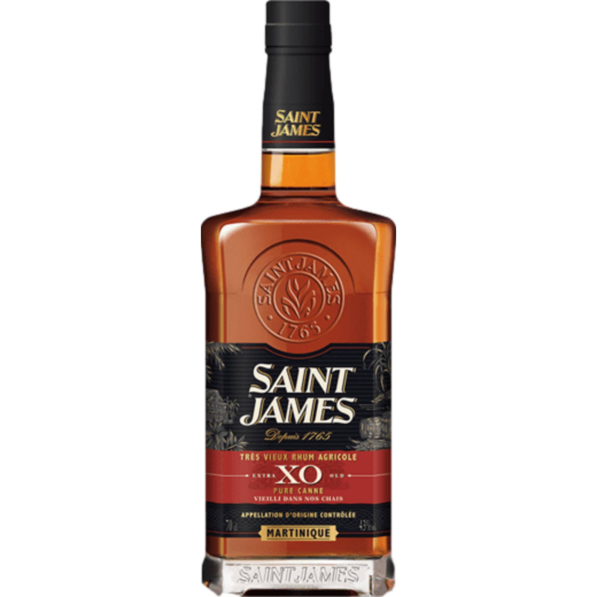 Saint James XO Rum, 43% Vol, 0,7L, Spirituosen Saint James XO Rum, 43% Vol, 0,7L, Spirituosen von Rhums Martiniquaise Saint James, 97230 Sainte Marie, Martinique