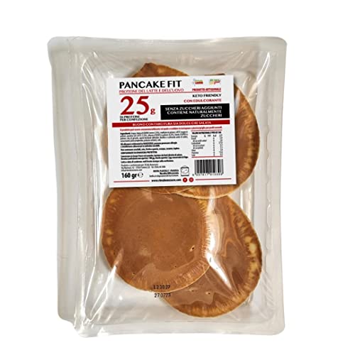 RIMA BENESSERE Pancake Fit Protein 160g - Pfannkuchen mit handwerklicher Verarbeitung gebrauchsfertig, mit hohem Proteingehalt (1) von Ri.Ma Benessere srl