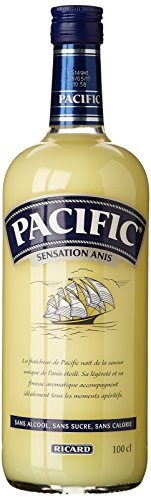 RICARD Pastis Aperitif Pacific Anis ohne Alkohol 1 Liter von Ricard