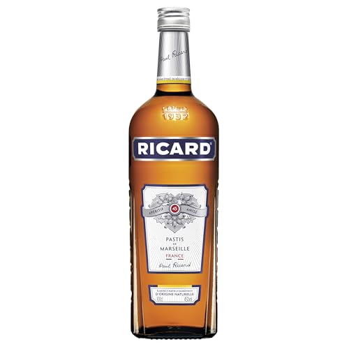 Ricard Pastis / Französischer Likör mit Sternanis, erfrischendem Kräuteraroma & Süßholzsaft / Spirituose mit universeller Mixbarkeit / 1 x 1 L Ricard Pastis / Französischer Likör mit Sternanis, erfrischendem Kräuteraroma & Süßholzsaft / Spirituose mit universeller Mixbarkeit / 1 x 1 L von Ricard