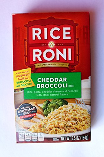 Rice A Roni Cheddar Brokkoli, 200 ml, 6 Stück von Rice-A-Roni