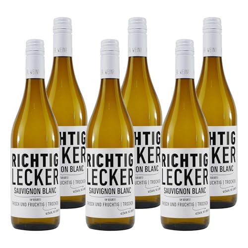 Richtig Lecker Sauvignon Blanc -trocken- (6 x 0,75L) von Richtig Lecker
