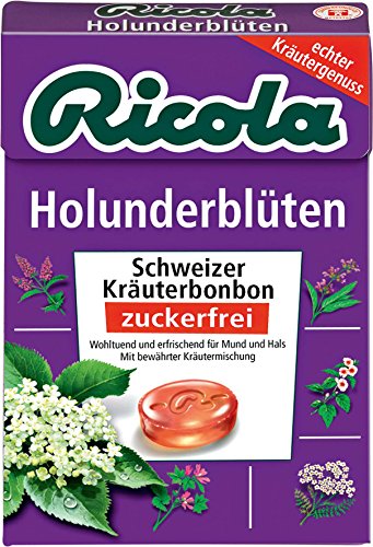 (12er BUNDLE) | Elderflower SF Lozenges Box | 45g - Ricola von Ricola