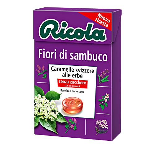20x Ricola Fiori di Sambuco bonbon ältere Blumen erfrischend ohne zucker box 50g von Ricola