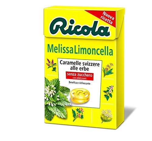 20x Ricola Melissa Limoncella bonbon mit Zitrone und Menthol ohne zucker box 50g von Ricola