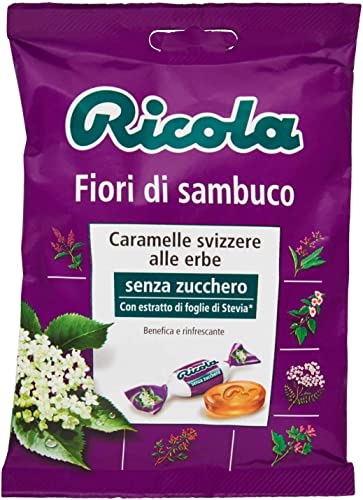 3x Ricola Fiori di Sambuco bonbon ältere Blumen erfrischend ohne zucker 70g von Ricola