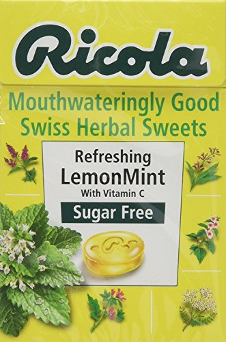 GroceryCentre Ricola Lemon Mint Sugar Free Swiss Herb Drops 45 g (Pack of 10) von Ricola