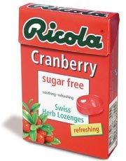 RICOLA Swiss Cranberry Kräutertropfen zuckerfrei Cranberry 45g (12 Stück) von Ricola