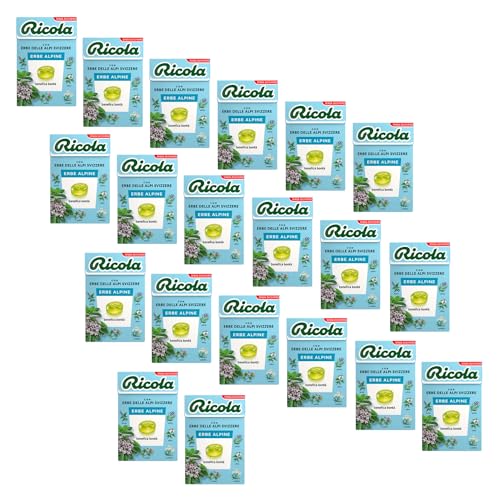 Ricola® | Alpenkräuter-Bonbons | Swiss Herbs Bonbons ohne Zucker – 20 Boxen (1000 Gr) von Ricola