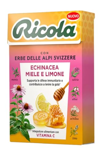 Ricola - Bonbons alle 13 Kräuter - Glutenfrei - Echinacea Honig und Zitrone - 20 Packungen à 50 g Ricola - Bonbons alle 13 Kräuter - Glutenfrei - Echinacea Honig und Zitrone - 20 Packungen à 50 g von Ricola