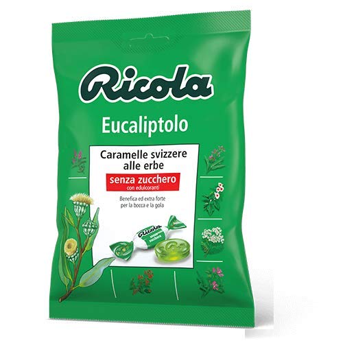Ricola Eucaliptolo bonbon Eukalyptol und Menthol erfrischend ohne zucker 70g Ricola Eucaliptolo bonbon Eukalyptol und Menthol erfrischend ohne zucker 70g von Ricola