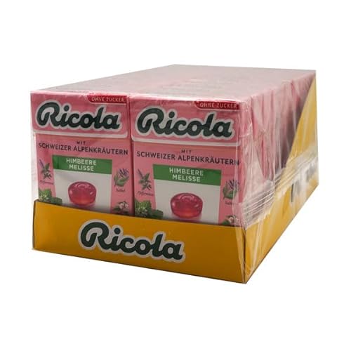 Ricola Himbeer Melisse Bonbons, 20 Pack à 50g Ricola Himbeer Melisse Bonbons, 20 Pack à 50g von Ricola