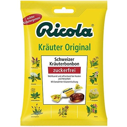 Ricola Kräuterhalstropfen Original zuckerfrei (3 x 75 g) von Ricola