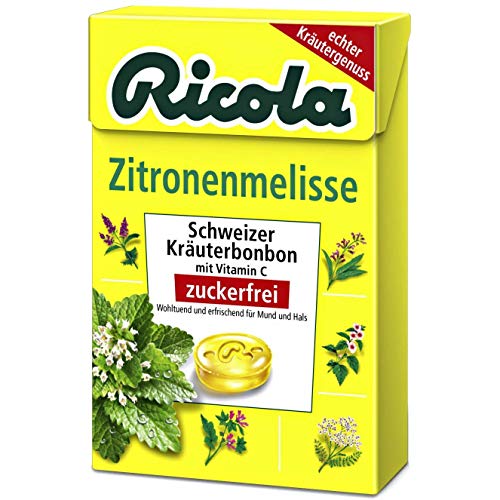 Ricola Zitronenmelisse ohne Zucker 50 g 5er Pack von Ricola